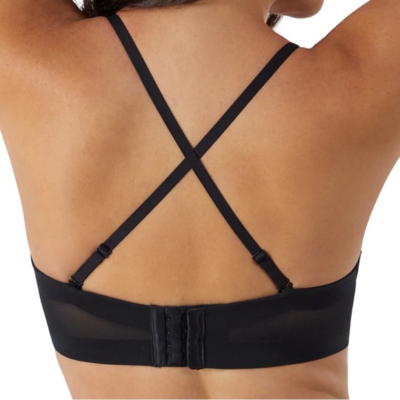 Maidenform Dreamwire Strapless Padded Lift Underwire Bra Black Size 34C - Picture 4 of 11